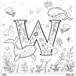 coloriage Baleine pour enfant de 6 ans