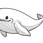 coloriage Baleine à imprimer