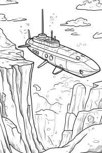 coloriage Bateau educatif pour enfant