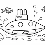 coloriage Bateau en ligne pour enfant