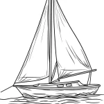 a imprimer coloriage Bateau gratuit
