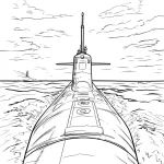 coloriage Bateau et apprentissage