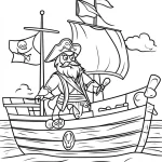 coloriage Bateau pour primaire