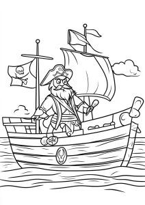 coloriage Bateau pour primaire
