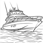 coloriage Bateau a dessiner et imprimer