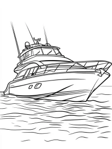 coloriage Bateau a dessiner et imprimer