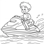 coloriage Bateau a dessiner et imprimer