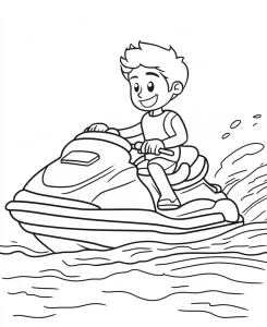 coloriage Bateau a dessiner et imprimer
