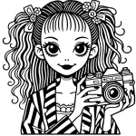 coloriage Beetlejuice gratuit en ligne
