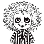 coloriage Beetlejuice gratuit en ligne