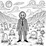 coloriage Beetlejuice et dessins