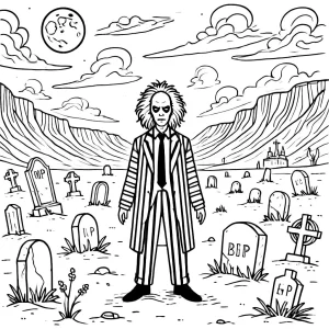 coloriage Beetlejuice et dessins