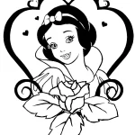 coloriage Blanche Neige en ligne pour enfant