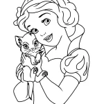 coloriage Blanche Neige d