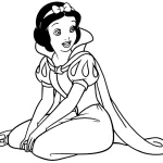 coloriage Blanche Neige a dessiner en ligne
