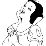 coloriage Blanche Neige a imprimer gratuitement