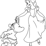 coloriage Blanche Neige à imprimer gratuitement pdf