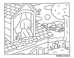coloriage Bobbie Goods pour enfant de 3 ans