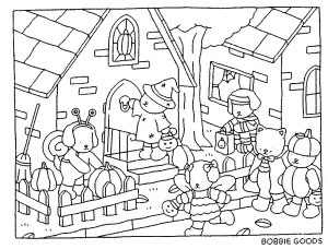 coloriage Bobbie Goods à imprimer pour enfant de 9 ans