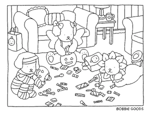 coloriage Bobbie Goods pour enfant gratuit