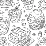 coloriage Bonbon à imprimer pour enfant de 8 ans