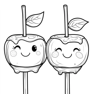 coloriage Bonbon à imprimer pour enfant de 4 ans