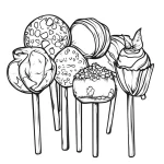 coloriage Bonbon pour enfant de 5 ans