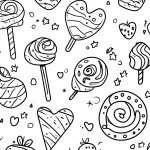 coloriage Bonbon a telecharger