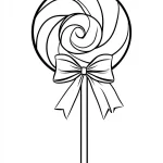 coloriage Bonbon educatif pour enfant