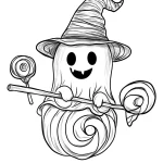 coloriage Bonbon à imprimer pdf gratuit