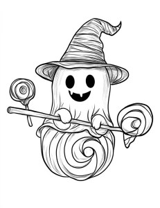 coloriage Bonbon à imprimer pdf gratuit