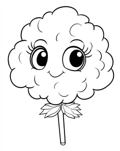 coloriage Bonbon pour enfants à imprimer