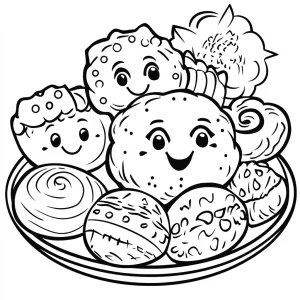 imprimer coloriage Bonbon
