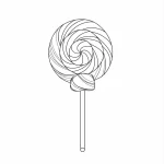 coloriage Bonbon pour enfant à imprimer