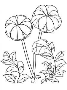 coloriage Bonbon educatif pour enfant