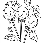 coloriage Bonbon a colorier en ligne