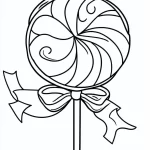 coloriage Bonbon à imprimer pour enfant de 9 ans