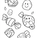 coloriage Bonbon pour enfant gratuit