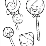 coloriage Bonbon pour enfant de 6 ans