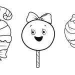 coloriage Bonbon gratuit pour enfants