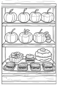 coloriage Bonbon à imprimer pdf gratuit