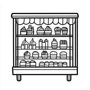 coloriage Bonbon pour enfants à imprimer