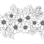 coloriage Bouquet De Fleurs et apprentissage