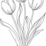 imprimer coloriage Bouquet De Fleurs