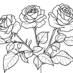 coloriage Bouquet De Fleurs gratuit pour enfants