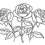 coloriage Bouquet De Fleurs gratuit a imprimer