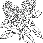 coloriage Bouquet De Fleurs à imprimer pour enfant de 3 ans