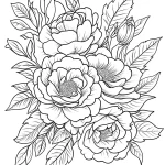 coloriage Bouquet De Fleurs a colorier en ligne