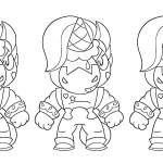coloriage Brawl Stars à imprimer pour enfant de 10 ans