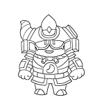 coloriage Brawl Stars à imprimer pour enfant de 3 ans
